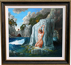 image of frame of Andromeda painting