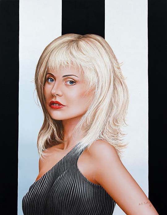 Portrait artwork of Deborah Harry