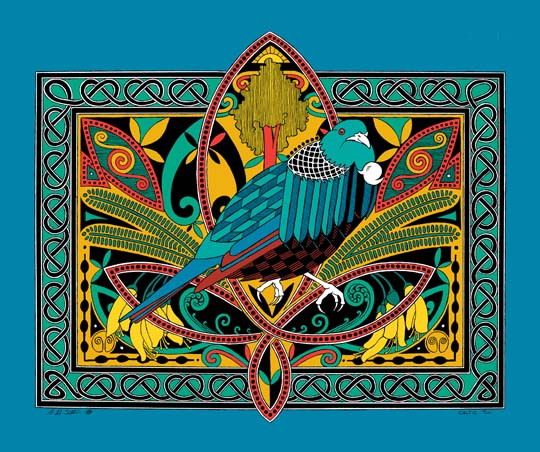 celtic tui canvas print