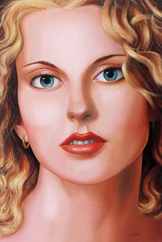 Portrait painting of Girl28