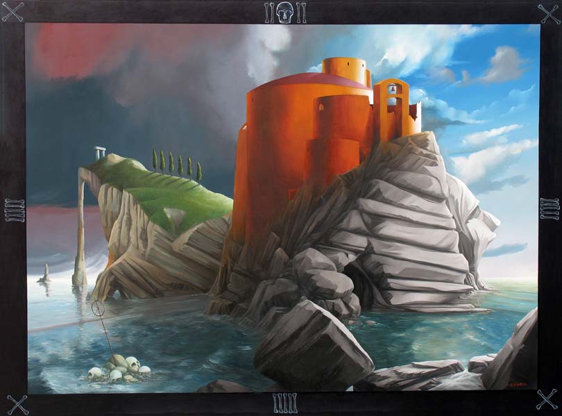 Isle of the Dead landscape painting