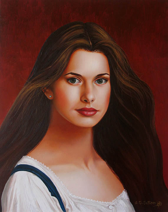 Portrait painting of Nastassia Kinski