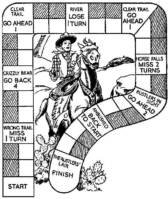 cattle rustler board game